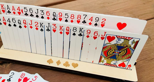 Laser cut Table top Playing card holder
