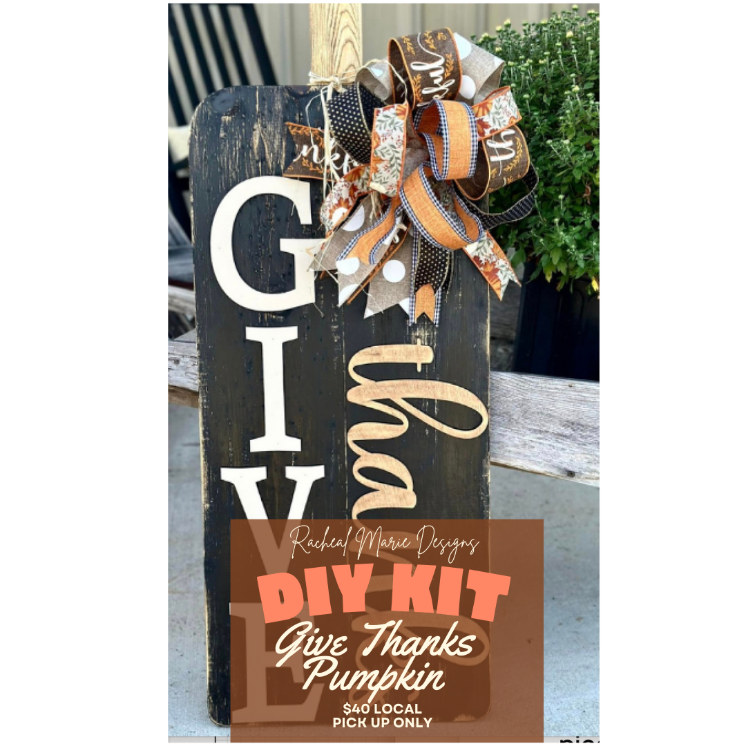 DIY KIT Give Thanks Pumpkin